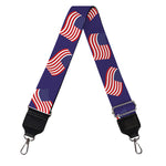 4th of July American Flag Pattern Print Bag Strap