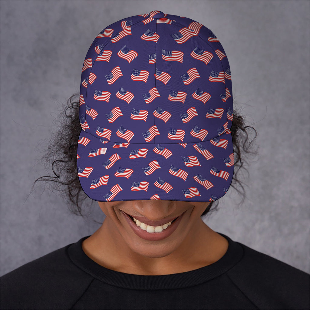 4th of July American Flag Pattern Print Baseball Cap