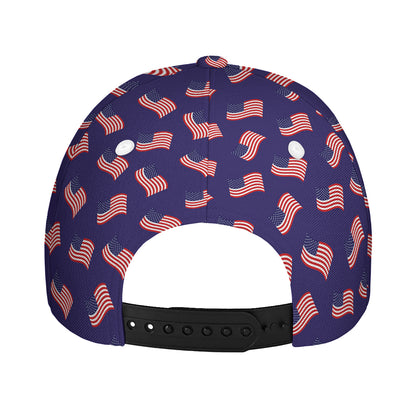 4th of July American Flag Pattern Print Baseball Cap