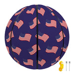 4th of July American Flag Pattern Print Basketball