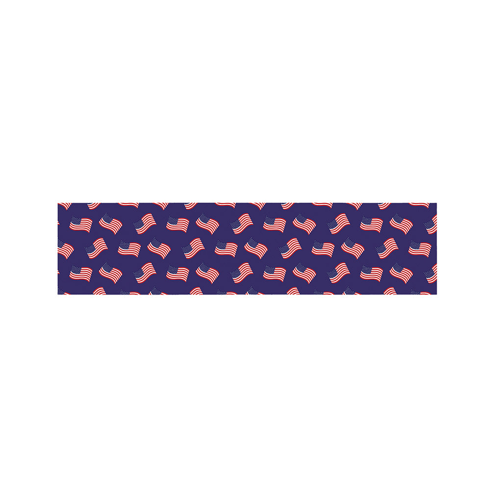 4th of July American Flag Pattern Print Bed Runner