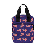 4th of July American Flag Pattern Print Bible Tote Bag