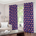 4th of July American Flag Pattern Print Dimout Grommet Curtains