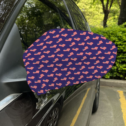 4th of July American Flag Pattern Print Car Side Mirror Covers