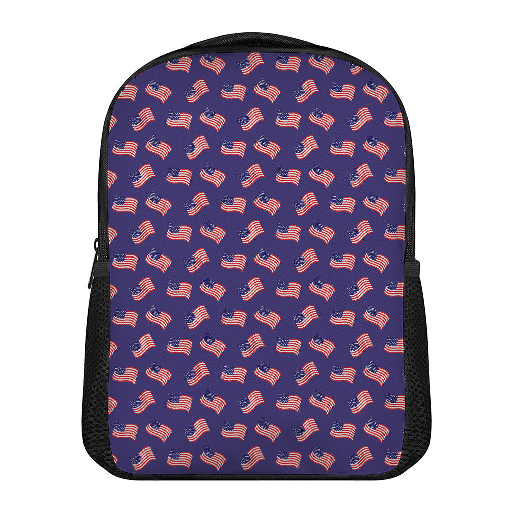 4th of July American Flag Pattern Print Casual Backpack