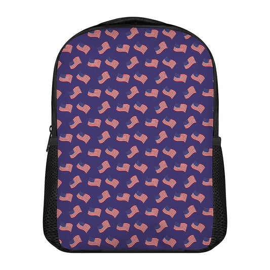4th of July American Flag Pattern Print Casual Backpack