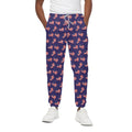 4th of July American Flag Pattern Print Cotton Sweatpants