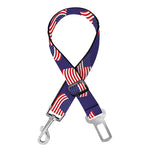 4th of July American Flag Pattern Print Dog Seat Belt