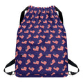 4th of July American Flag Pattern Print Drawstring Backpack