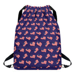 4th of July American Flag Pattern Print Drawstring Backpack