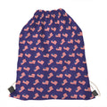 4th of July American Flag Pattern Print Drawstring Bag