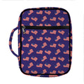 4th of July American Flag Pattern Print Front Pocket Bible Bag