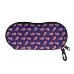4th of July American Flag Pattern Print Glasses Case