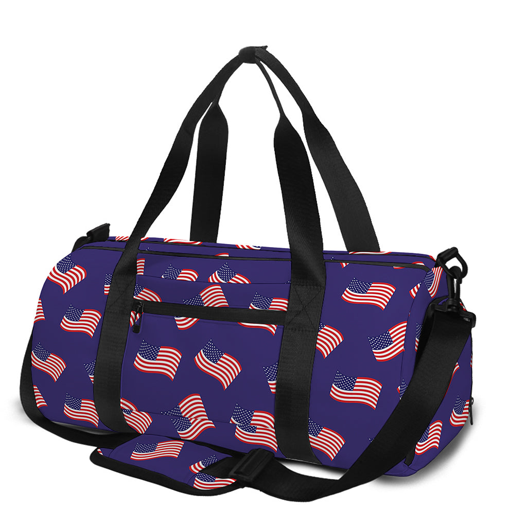 4th of July American Flag Pattern Print Gym Bag
