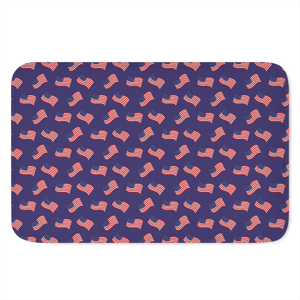 4th of July American Flag Pattern Print Indoor Door Mat