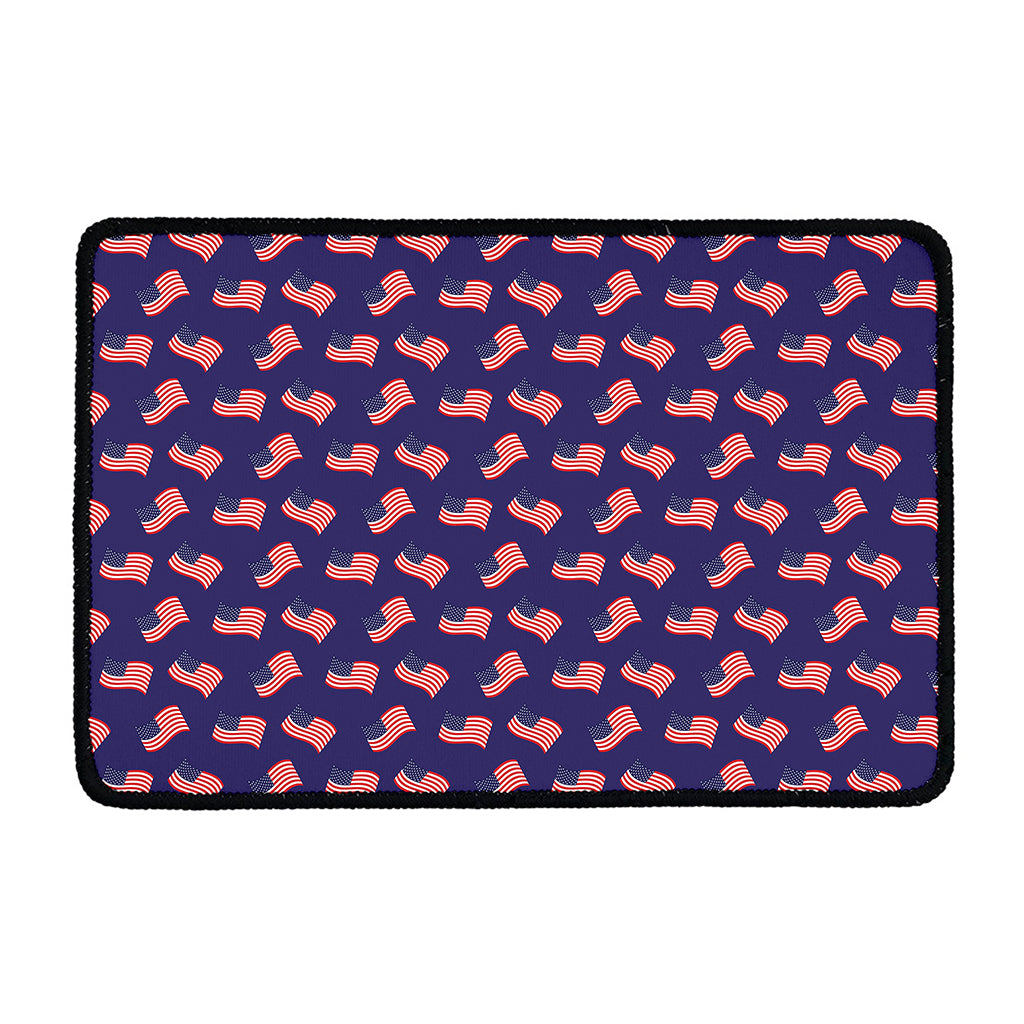 4th of July American Flag Pattern Print Kitchen Mat