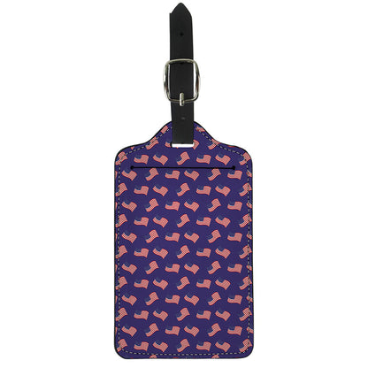 4th of July American Flag Pattern Print Luggage Tag
