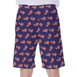 4th of July American Flag Pattern Print Men's Beach Shorts