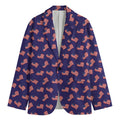 4th of July American Flag Pattern Print Men's Blazer