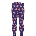 4th of July American Flag Pattern Print Men's leggings