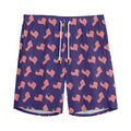 4th of July American Flag Pattern Print Men's Athletic Shorts
