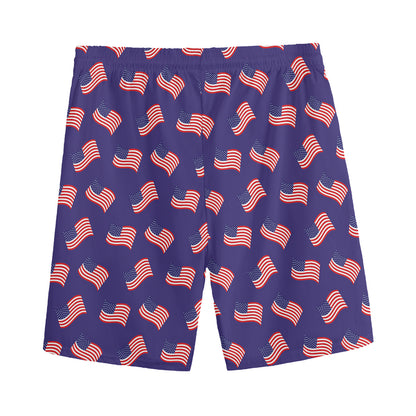 4th of July American Flag Pattern Print Men's Sports Shorts
