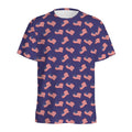 4th of July American Flag Pattern Print Men's Athletic T-Shirt