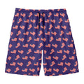4th of July American Flag Pattern Print Men's Swim Trunks