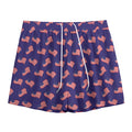 4th of July American Flag Pattern Print Mesh Shorts