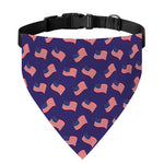 4th of July American Flag Pattern Print Over The Collar Dog Bandana