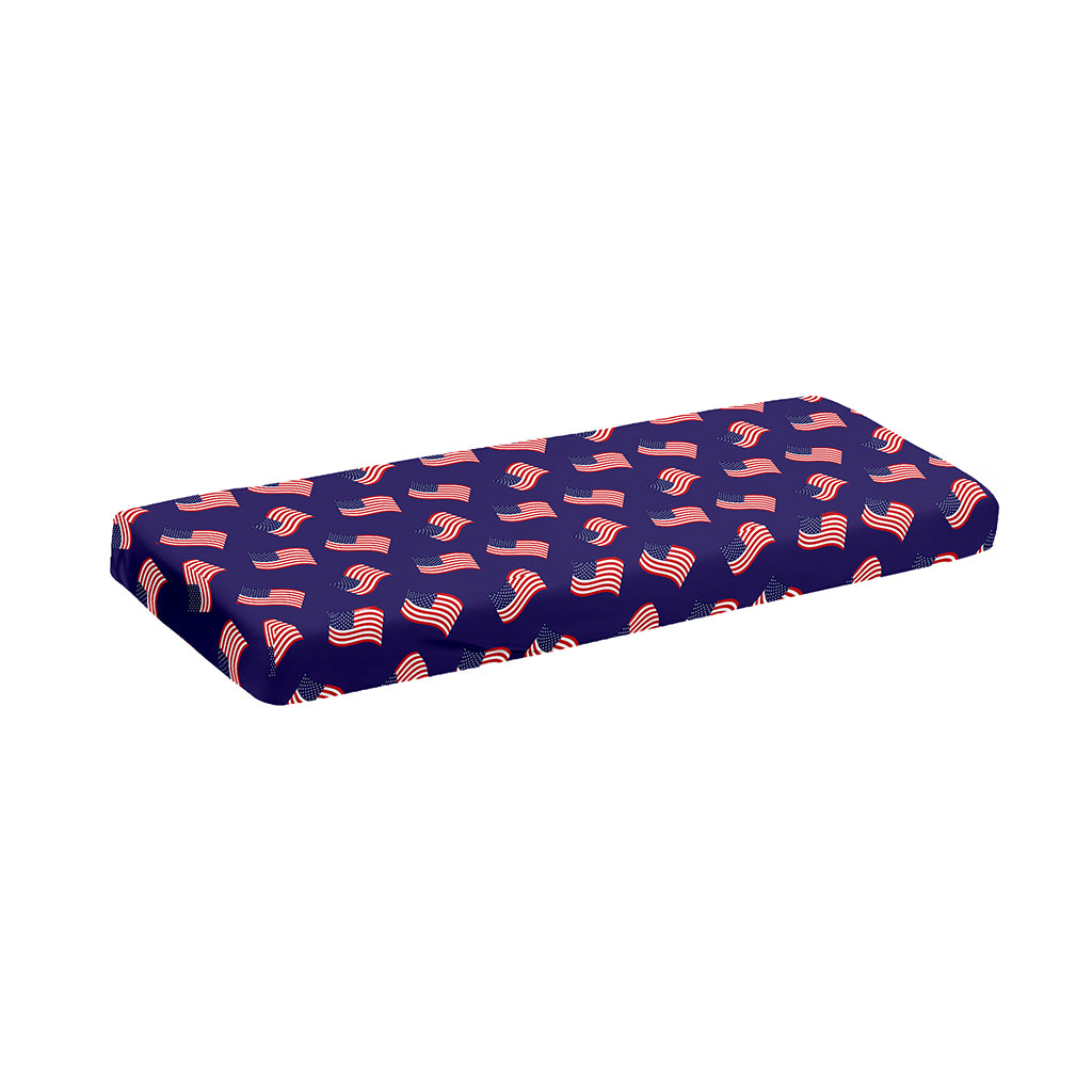 4th of July American Flag Pattern Print Piano Keyboard Cover