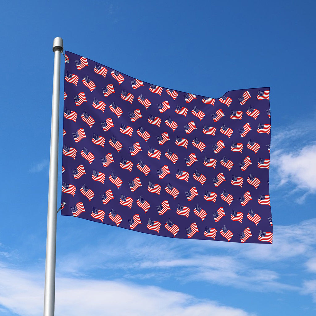 4th of July American Flag Pattern Print Polyester Flag