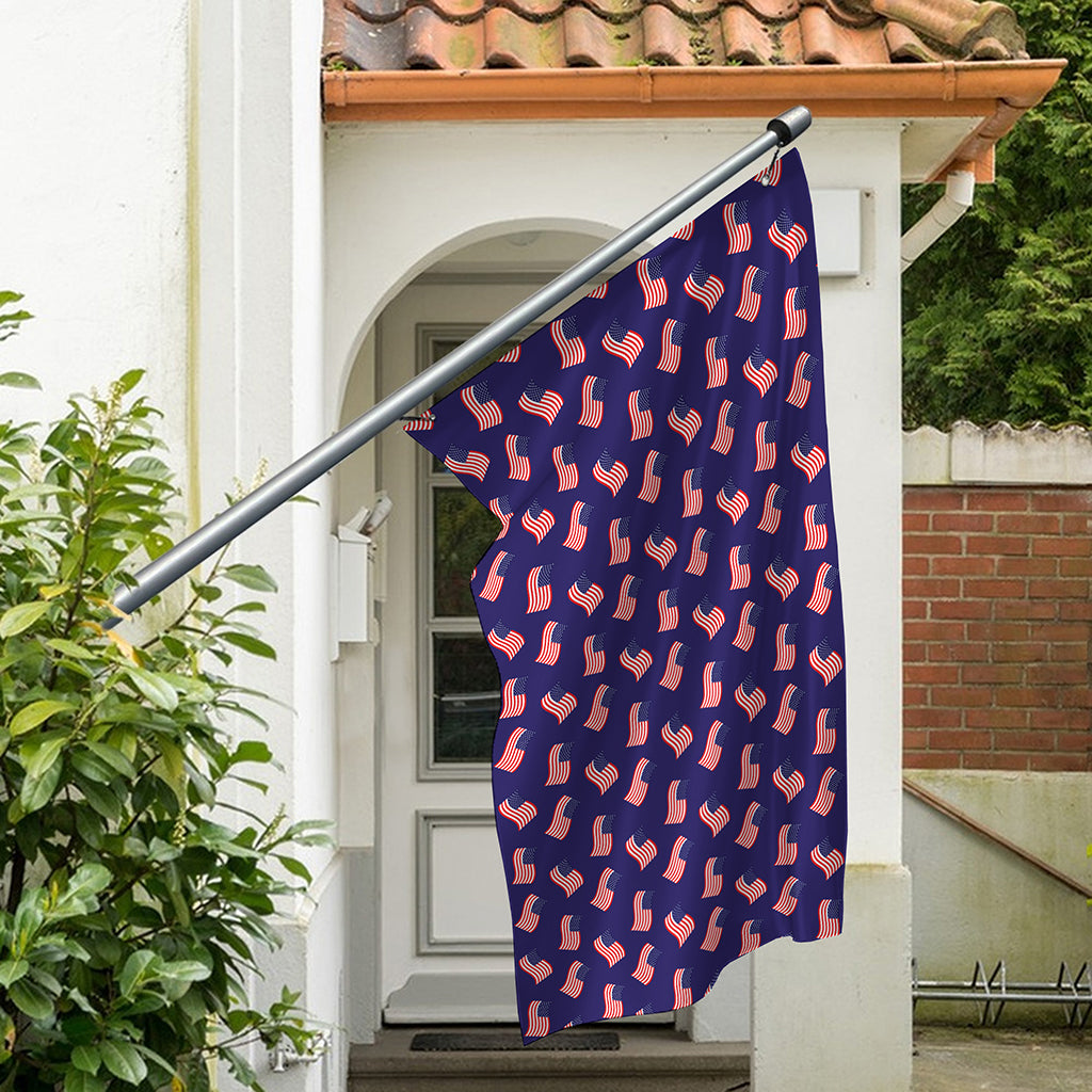 4th of July American Flag Pattern Print Polyester Flag