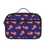 4th of July American Flag Pattern Print Portable Lunch Bag