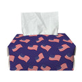 4th of July American Flag Pattern Print Rectangle Tissue Box Cover