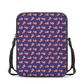 4th of July American Flag Pattern Print Rectangular Crossbody Bag