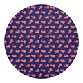 4th of July American Flag Pattern Print Round Blanket