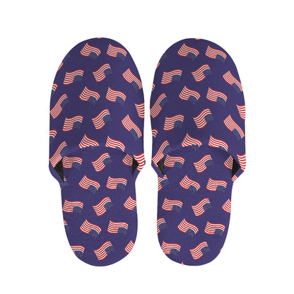 4th of July American Flag Pattern Print Slippers