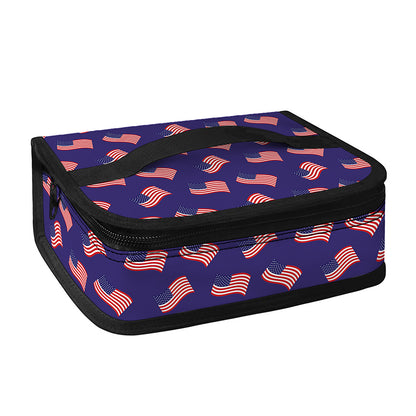 4th of July American Flag Pattern Print Small Lunch Bag