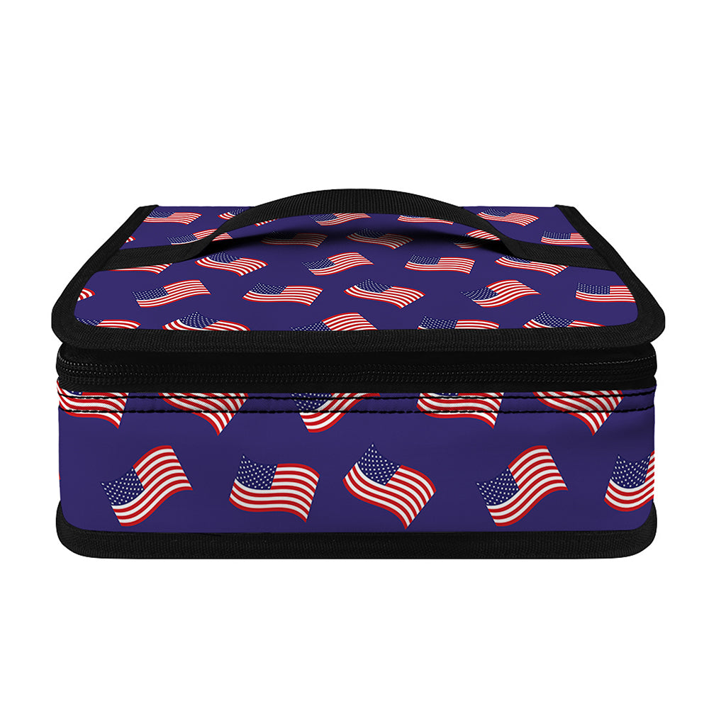 4th of July American Flag Pattern Print Small Lunch Bag