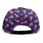 4th of July American Flag Pattern Print Snapback Cap