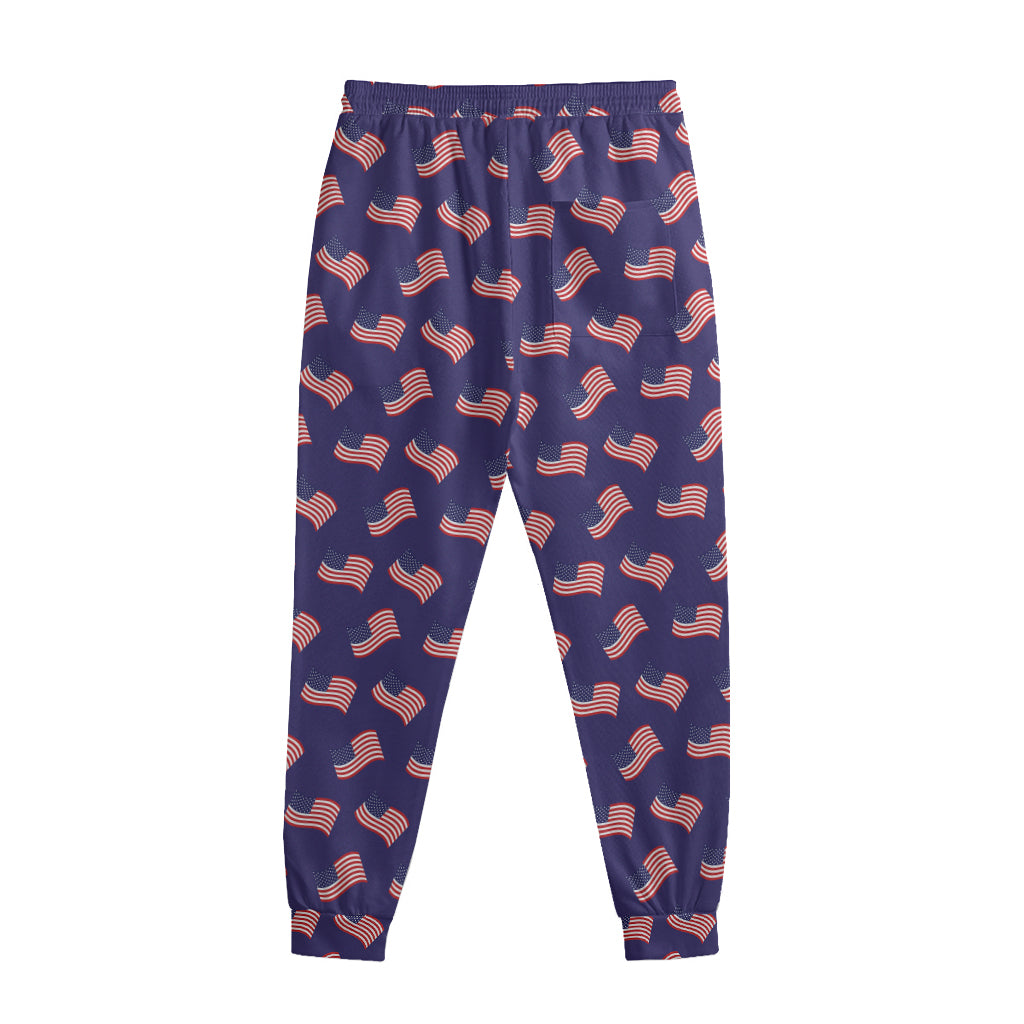 4th of July American Flag Pattern Print Sweatpants