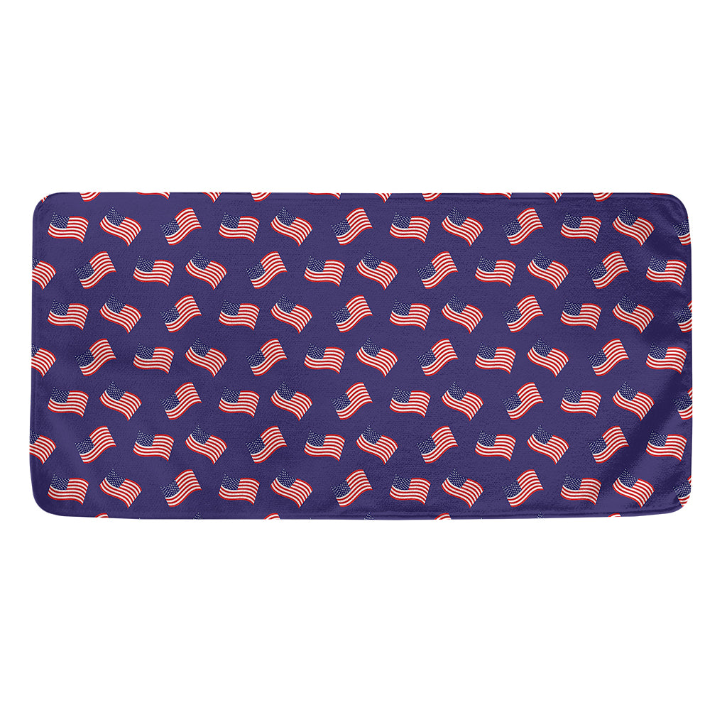 4th of July American Flag Pattern Print Towel
