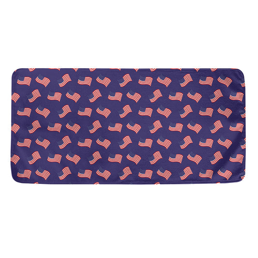 4th of July American Flag Pattern Print Towel