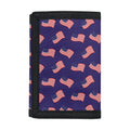 4th of July American Flag Pattern Print Trifold Wallet