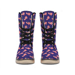 4th of July American Flag Pattern Print Winter Boots