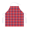 4th of July American Plaid Print Adjustable Apron