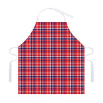 4th of July American Plaid Print Adjustable Apron