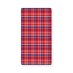 4th of July American Plaid Print Baby Crib Sheet