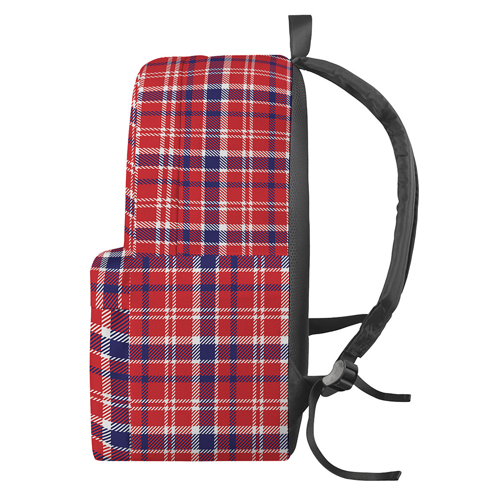 4th of July American Plaid Print Backpack